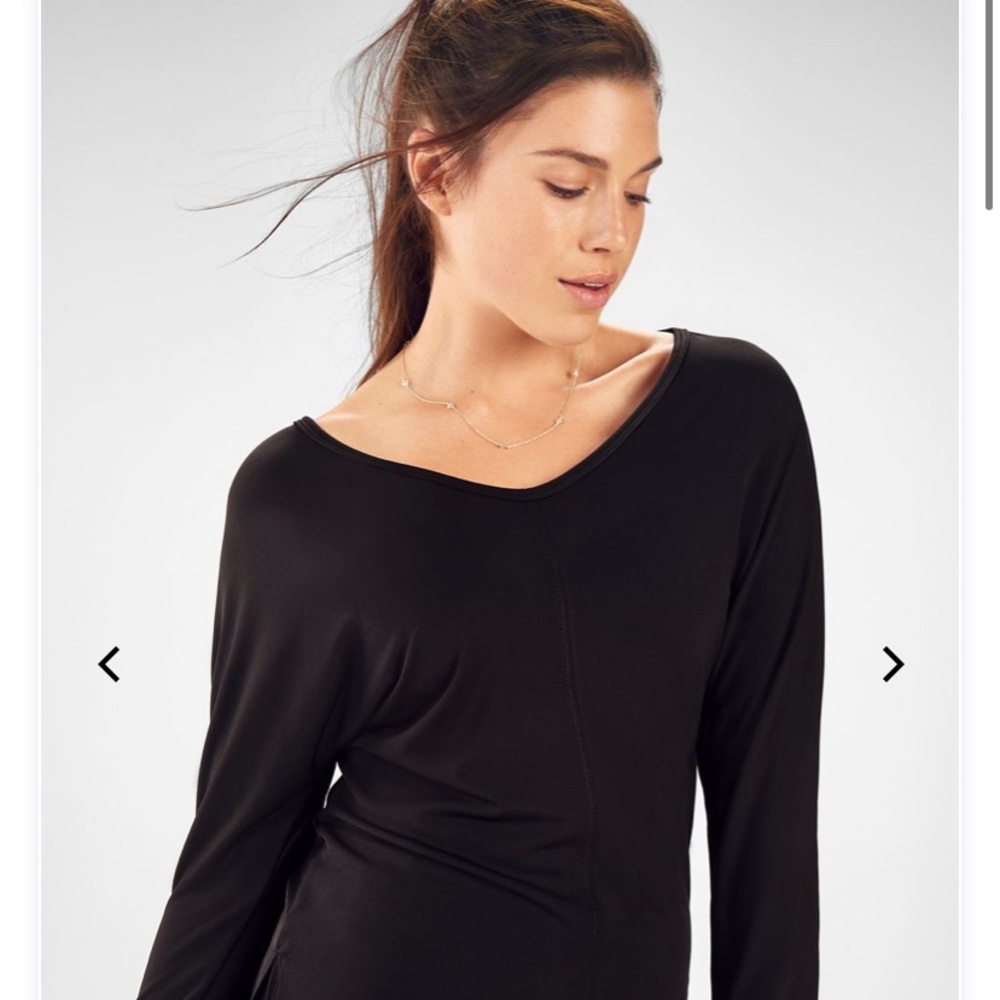 Fabletics Lydia side slit long sleeve shirt